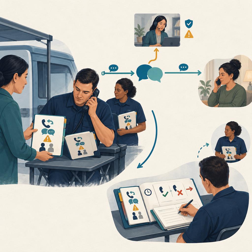 Preparing a multilingual callback workflow
